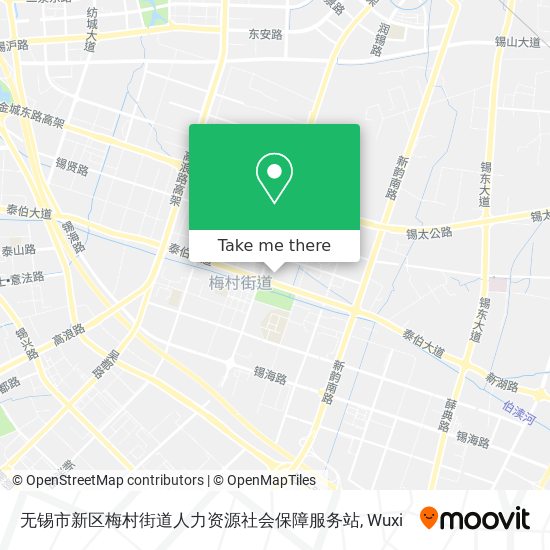 无锡市新区梅村街道人力资源社会保障服务站 map
