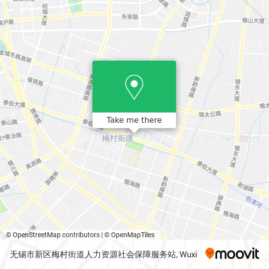 无锡市新区梅村街道人力资源社会保障服务站 map