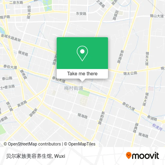 贝尔家族美容养生馆 map