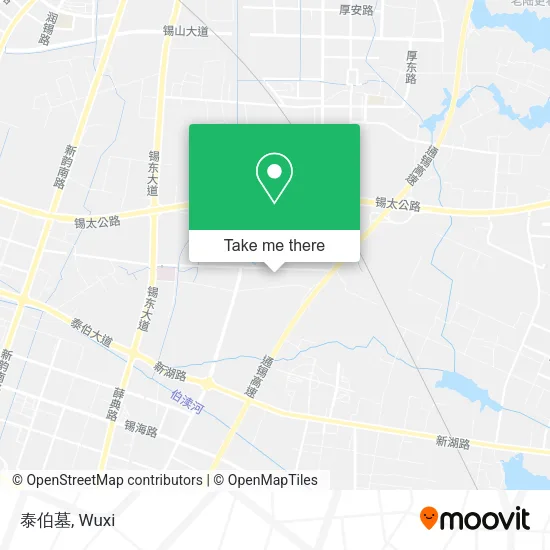 泰伯墓 map