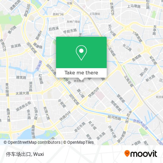 停车场出口 map