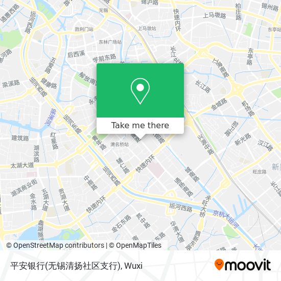 平安银行(无锡清扬社区支行) map