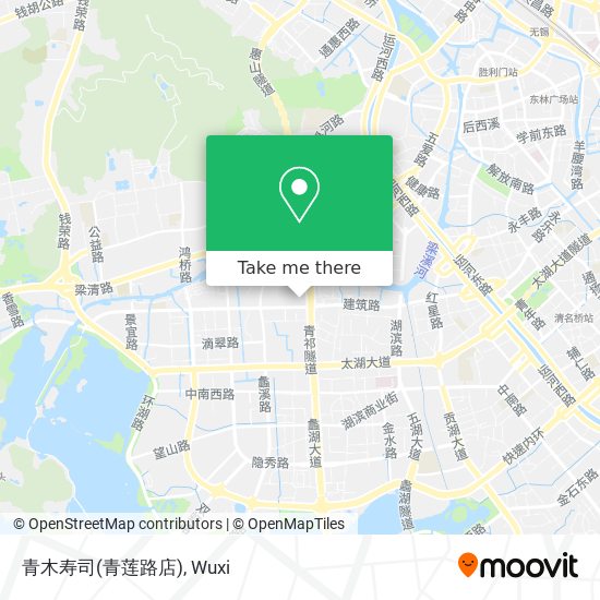 青木寿司(青莲路店) map