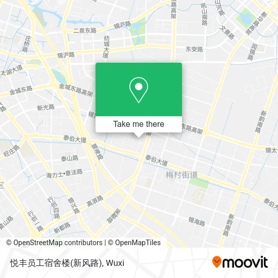 悦丰员工宿舍楼(新风路) map