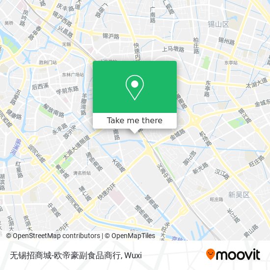 无锡招商城-欧帝豪副食品商行 map