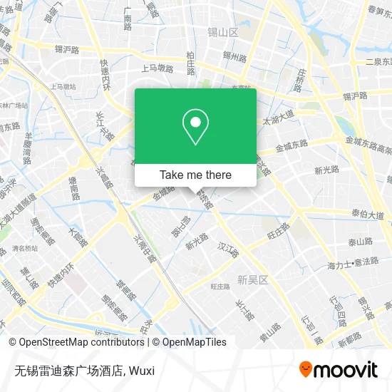 无锡雷迪森广场酒店 map