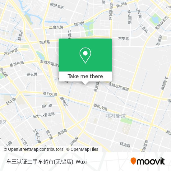 车王认证二手车超市(无锡店) map