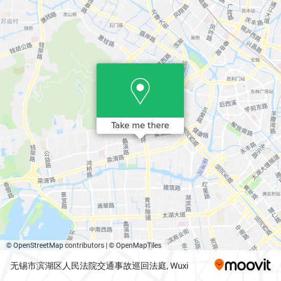 无锡市滨湖区人民法院交通事故巡回法庭 map