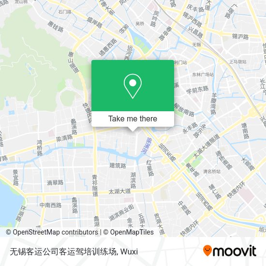 无锡客运公司客运驾培训练场 map