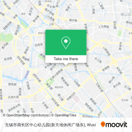 无锡市南长区中心幼儿园(新天地休闲广场东) map