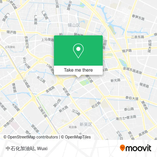 中石化加油站 map