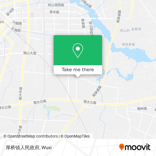 厚桥镇人民政府 map