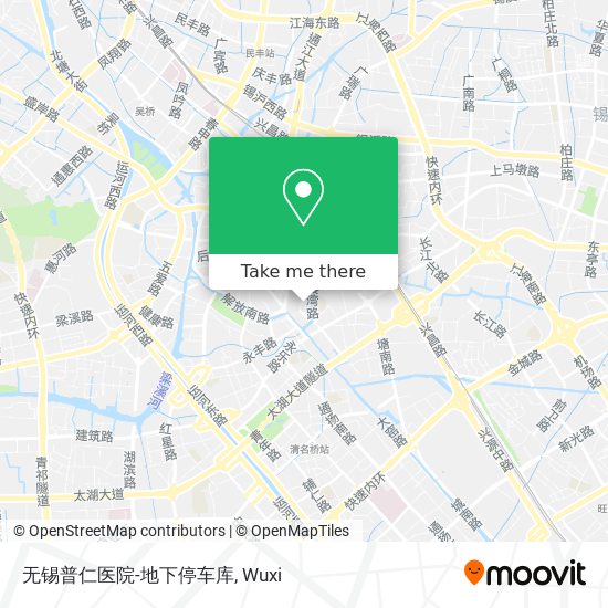 无锡普仁医院-地下停车库 map