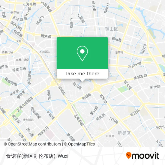 食诺客(新区哥伦布店) map