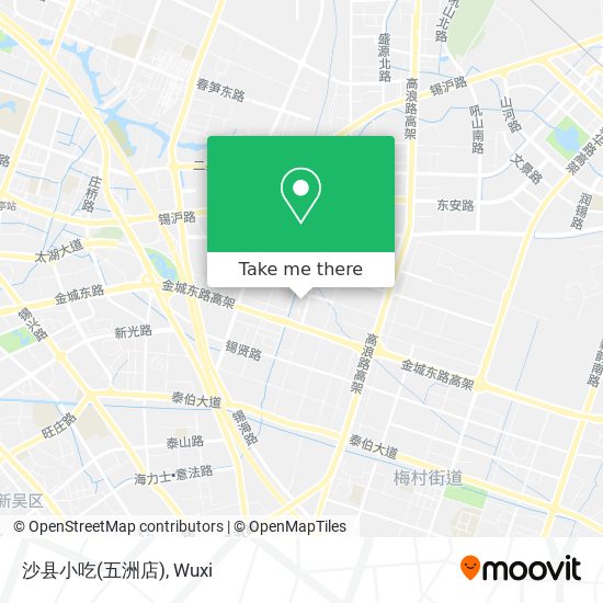 沙县小吃(五洲店) map