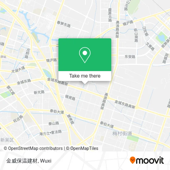 金威保温建材 map