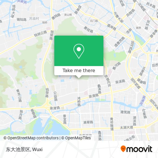 东大池景区 map