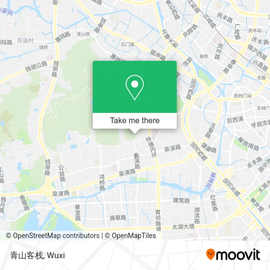 青山客栈 map