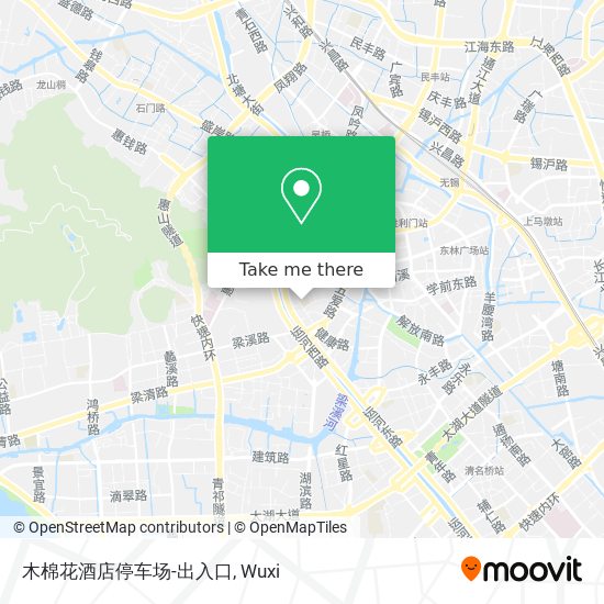 木棉花酒店停车场-出入口 map