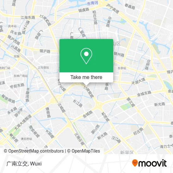 广南立交 map