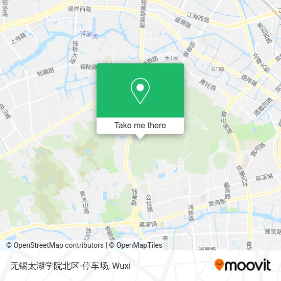 无锡太湖学院北区-停车场 map