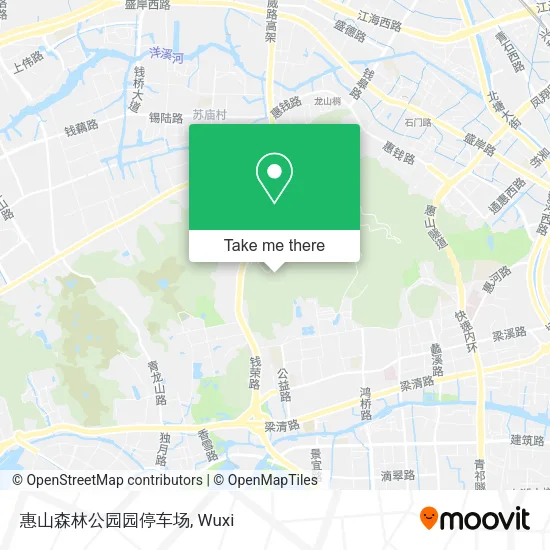 惠山森林公园园停车场 map