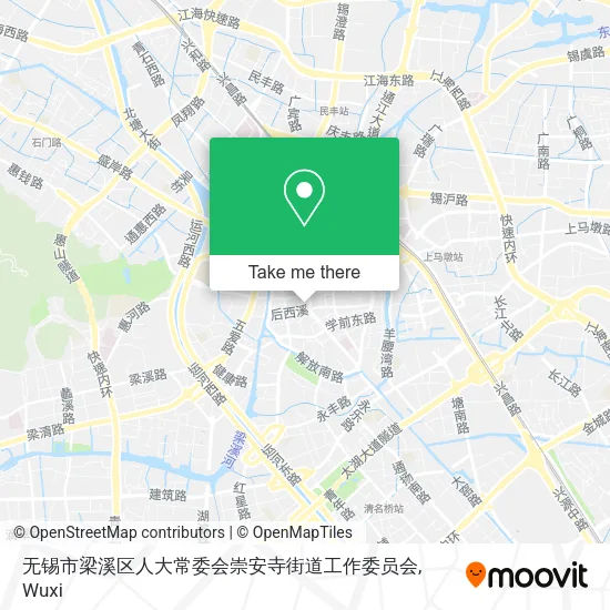 无锡市梁溪区人大常委会崇安寺街道工作委员会 map