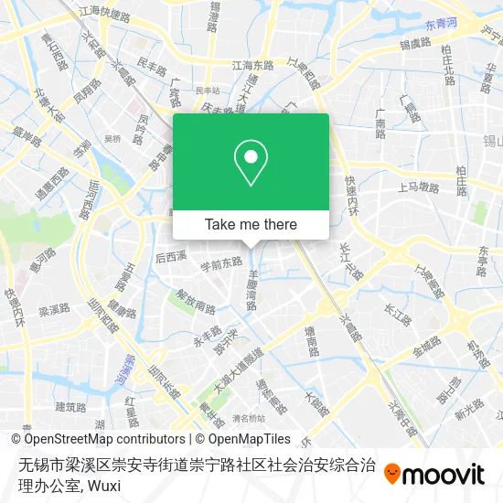 无锡市梁溪区崇安寺街道崇宁路社区社会治安综合治理办公室 map