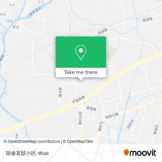 陆缘茗邸小区 map