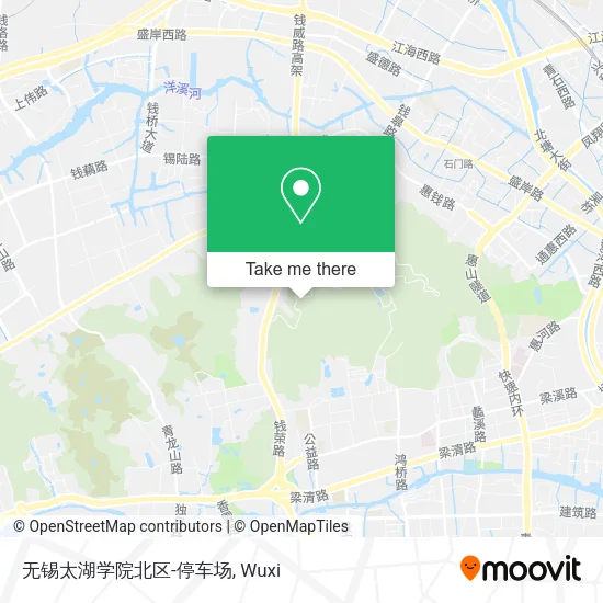 无锡太湖学院北区-停车场 map