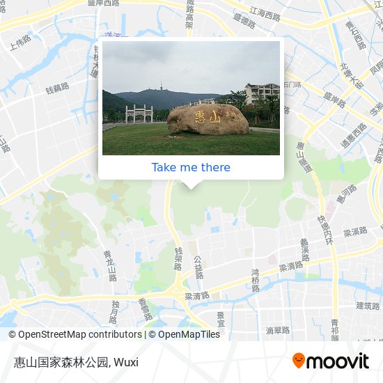 惠山国家森林公园 map