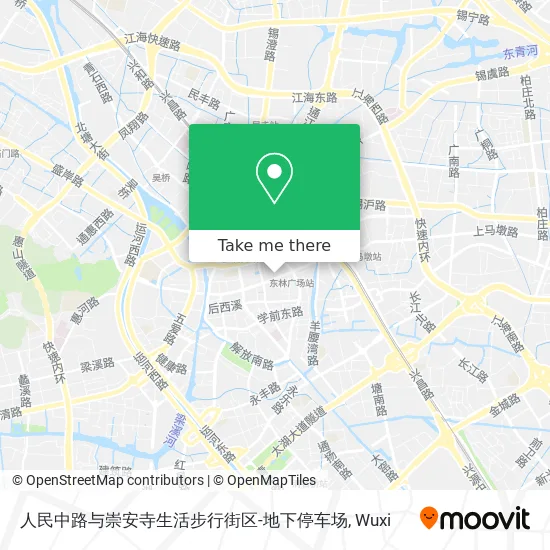 人民中路与崇安寺生活步行街区-地下停车场 map