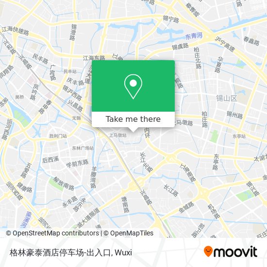 格林豪泰酒店停车场-出入口 map