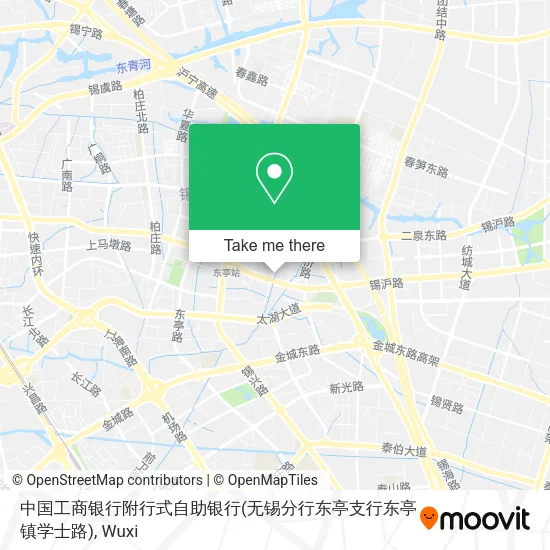 中国工商银行附行式自助银行(无锡分行东亭支行东亭镇学士路) map