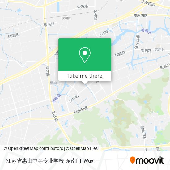 江苏省惠山中等专业学校-东南门 map