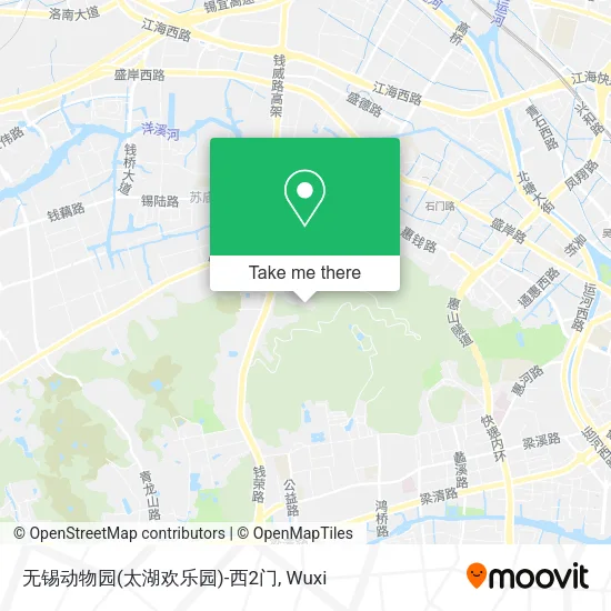 无锡动物园(太湖欢乐园)-西2门 map