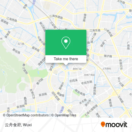云舟食府 map