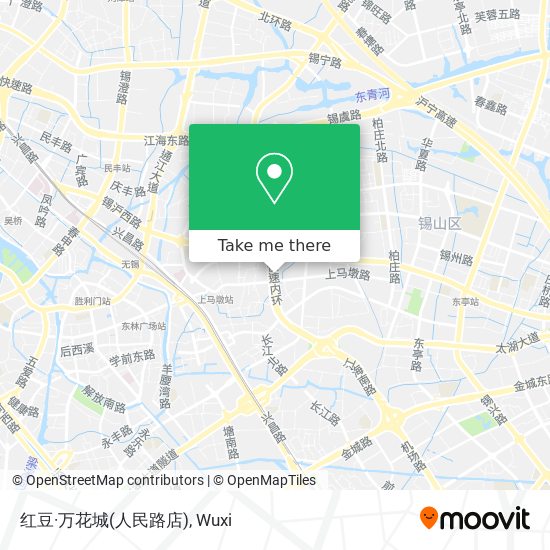 红豆·万花城(人民路店) map