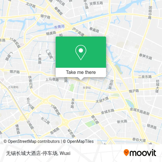 无锡长城大酒店-停车场 map