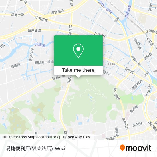 易捷便利店(钱荣路店) map
