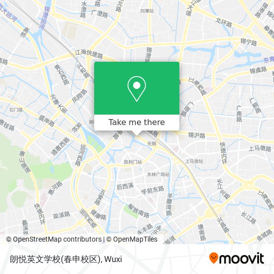 朗悦英文学校(春申校区) map