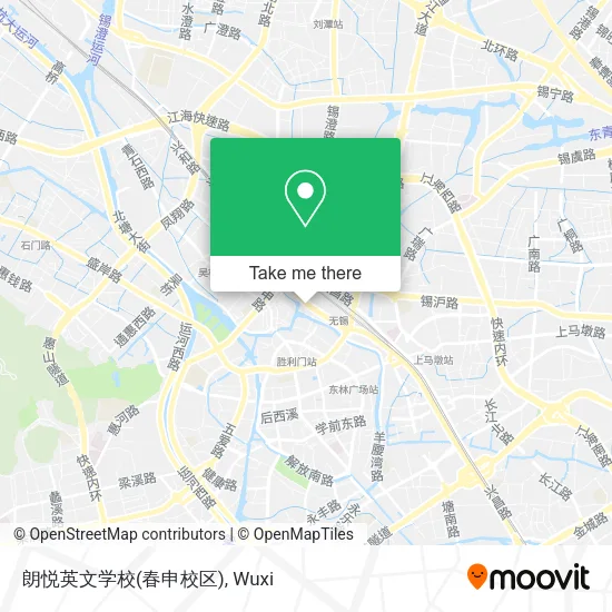 朗悦英文学校(春申校区) map