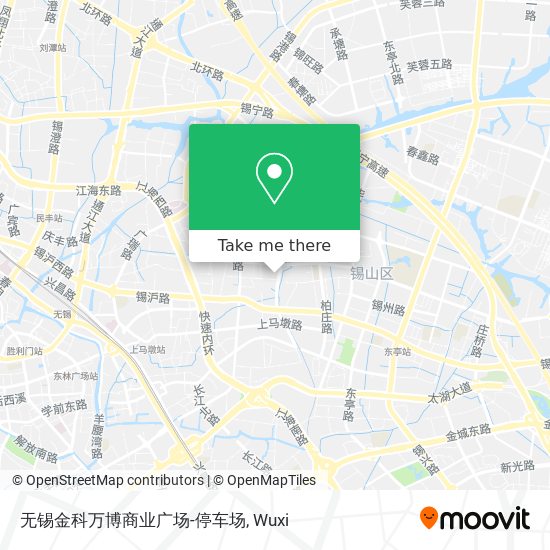 无锡金科万博商业广场-停车场 map