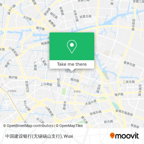 中国建设银行(无锡锡山支行) map