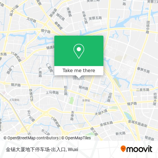 金锡大厦地下停车场-出入口 map