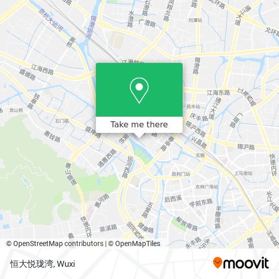 恒大悦珑湾 map