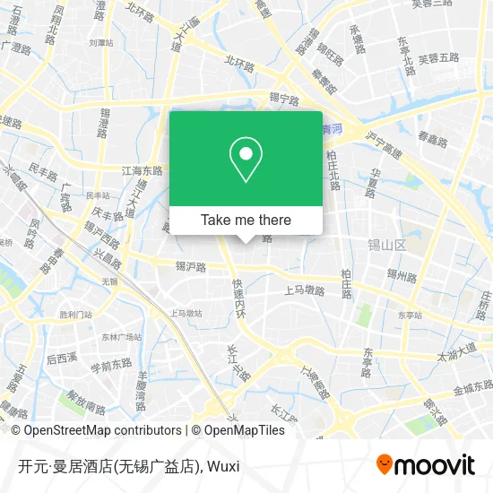 开元·曼居酒店(无锡广益店) map