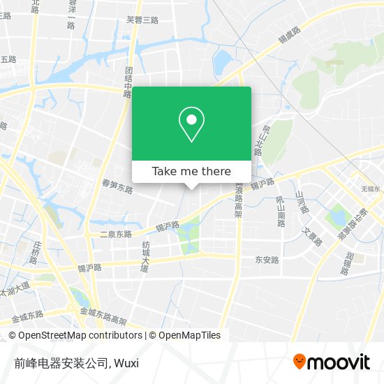 前峰电器安装公司 map