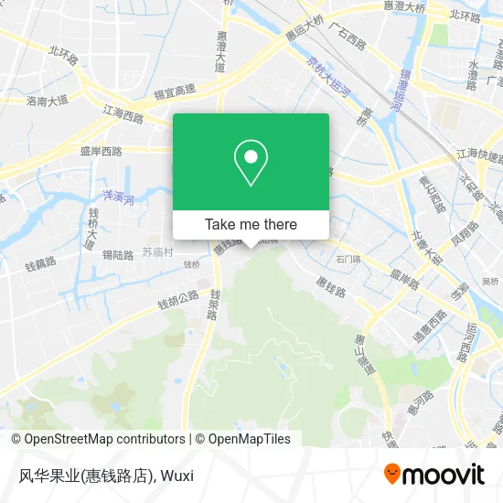 风华果业(惠钱路店) map