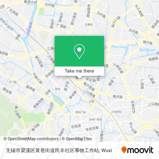 无锡市梁溪区黄巷街道民丰社区事物工作站 map
